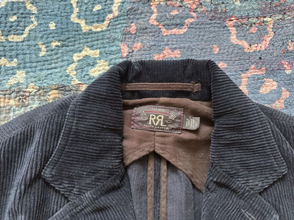 RRL Blue Dyed Corduroy Blazer