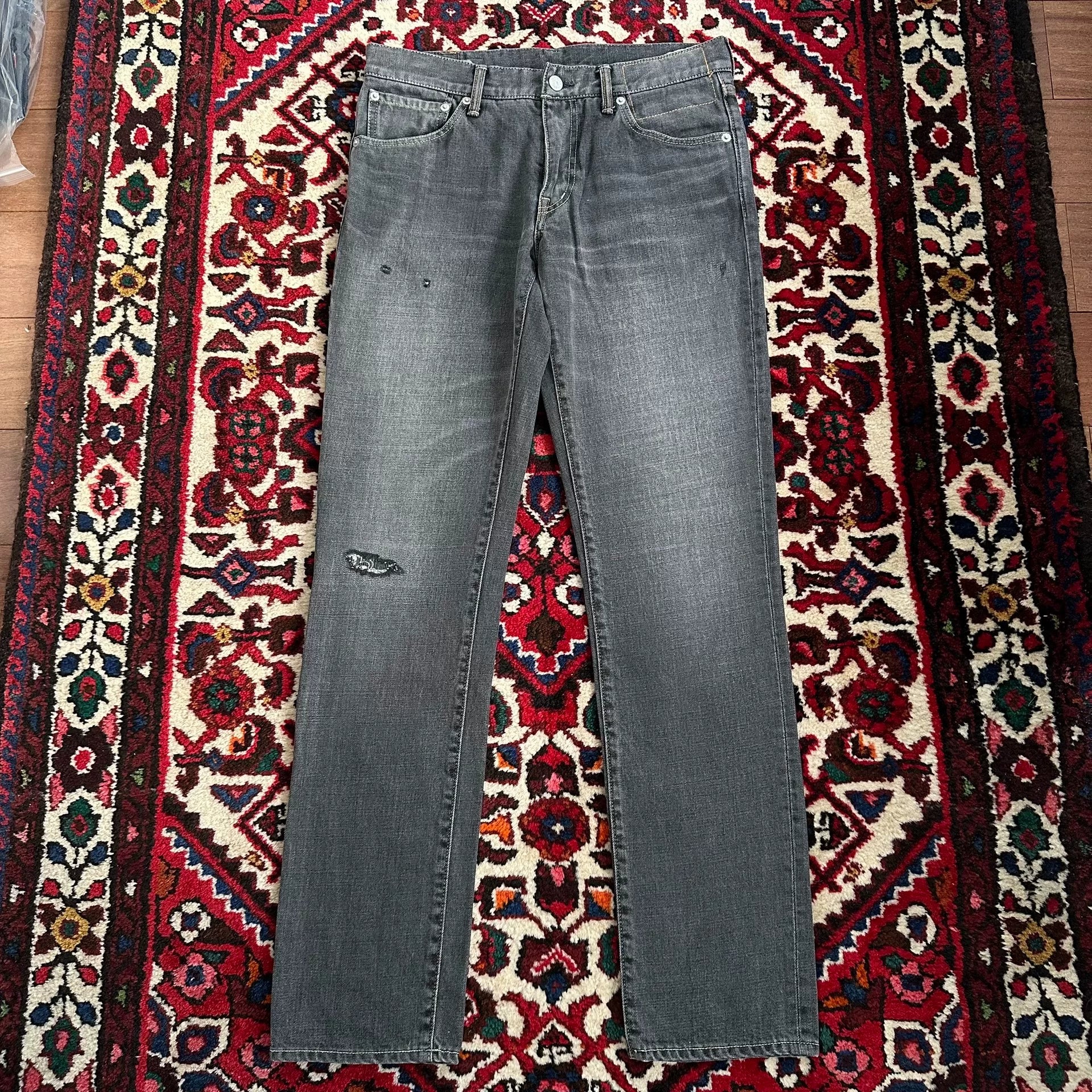 Black Denim Jeans from Visvim and Levis