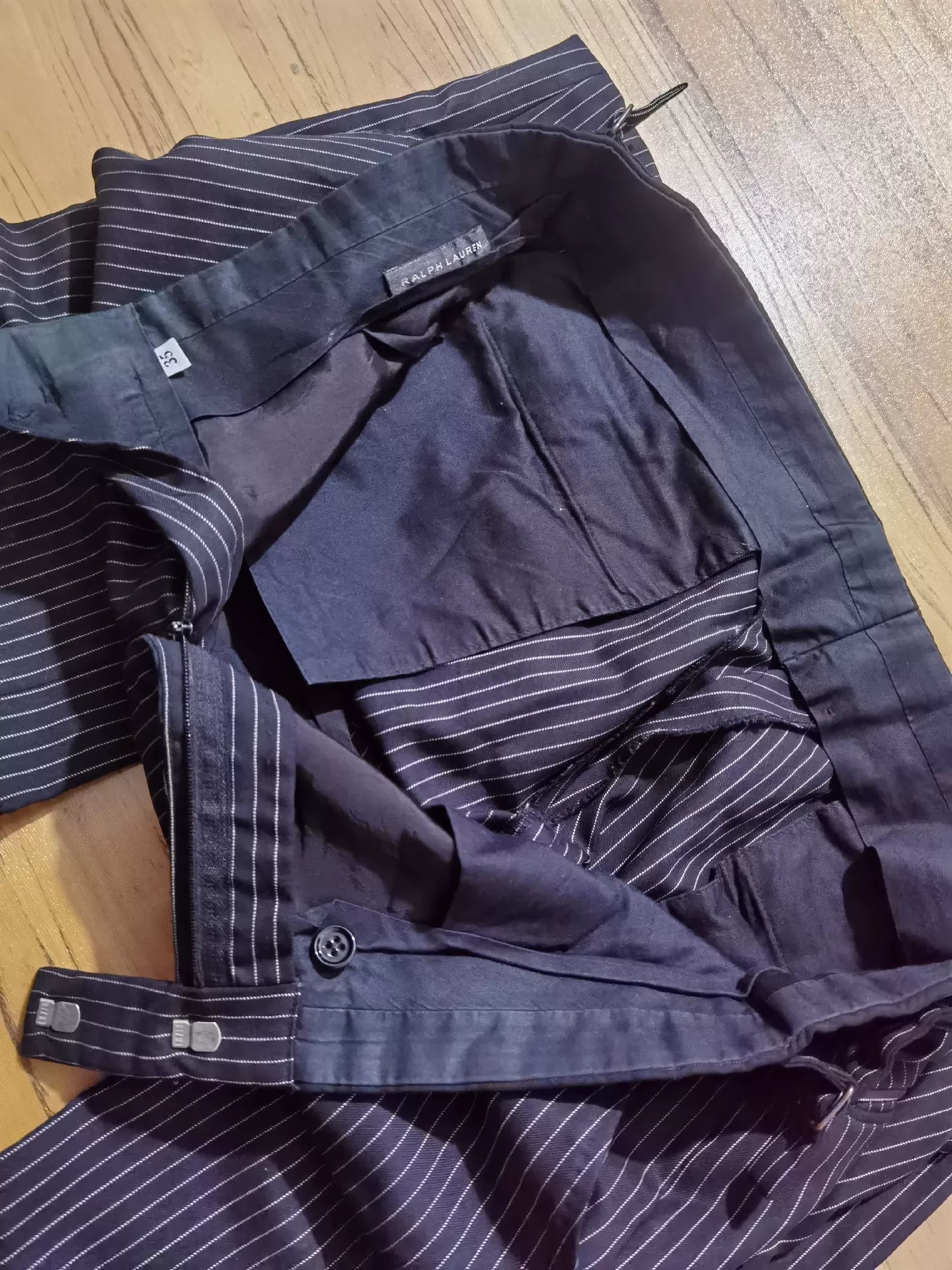 RRL Black Label Vintage Striped Suit