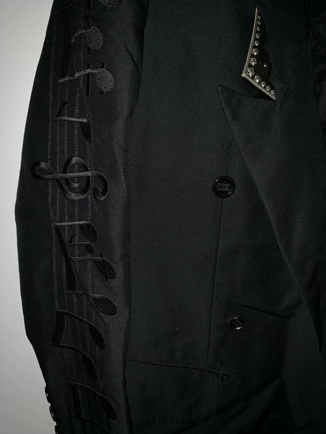 The Soloist 18SS Embroidered Note Blazer