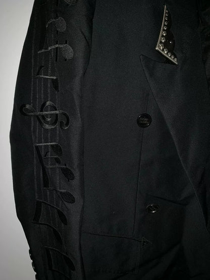 The Soloist 18SS Embroidered Note Blazer