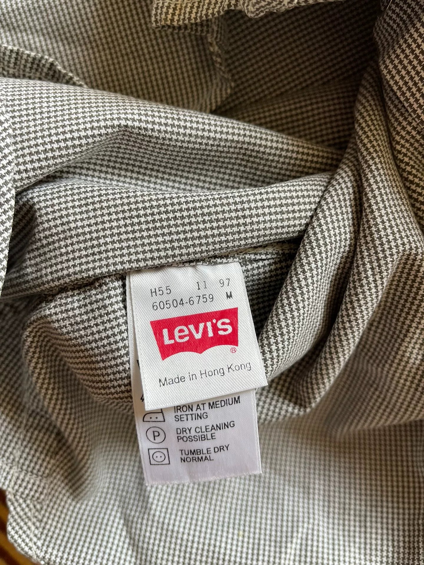 Levi's LVC Houndstooth Long-Sleeve Shirt