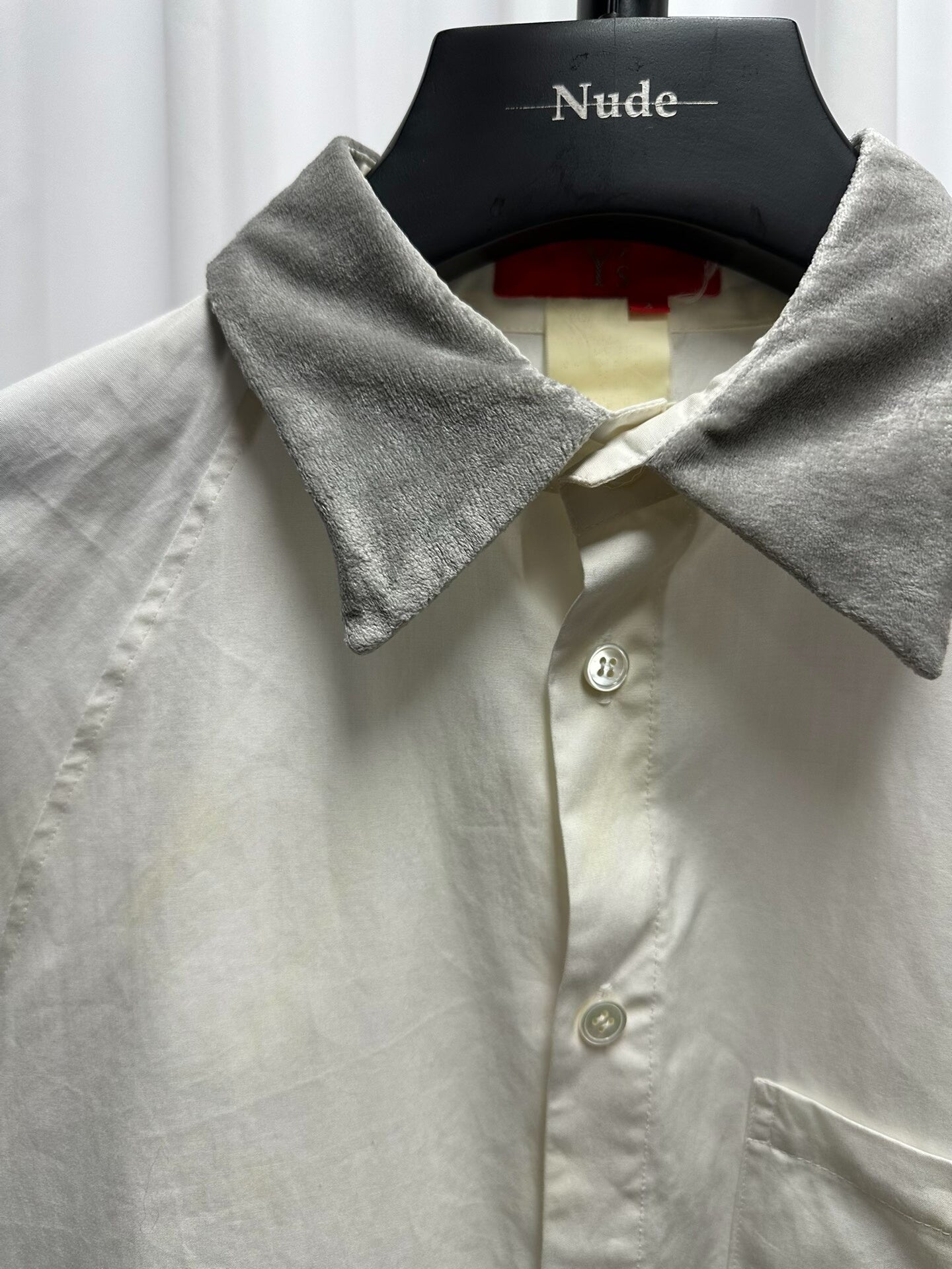 Yohji Yamamoto Y's Velvet Panel Shirt