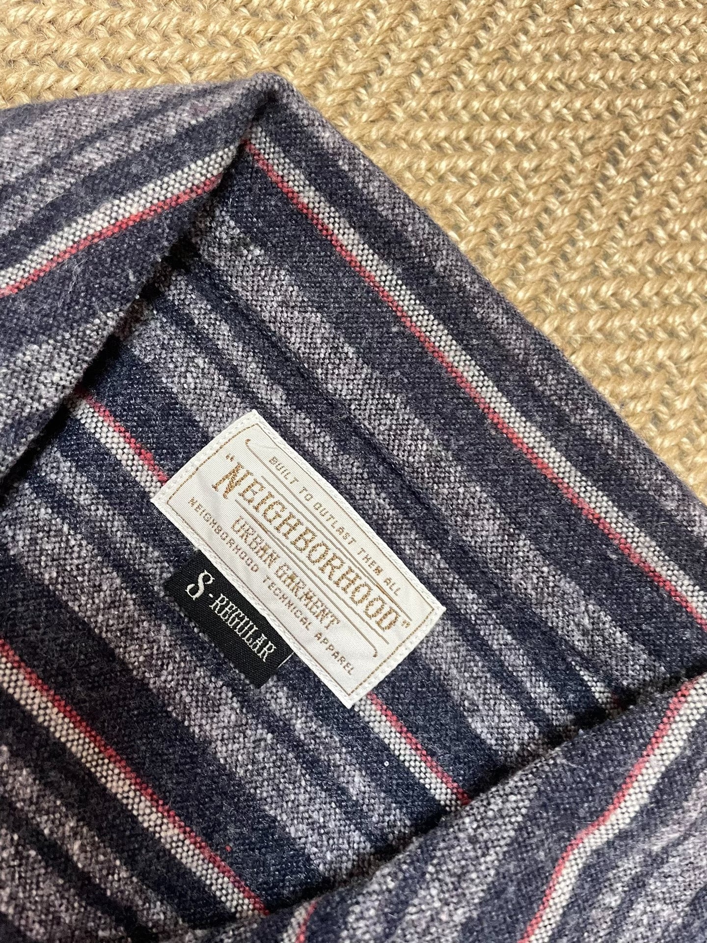 NEIGHBORHOOD MCKAY NBHD Striped Long Sleeve Shirt