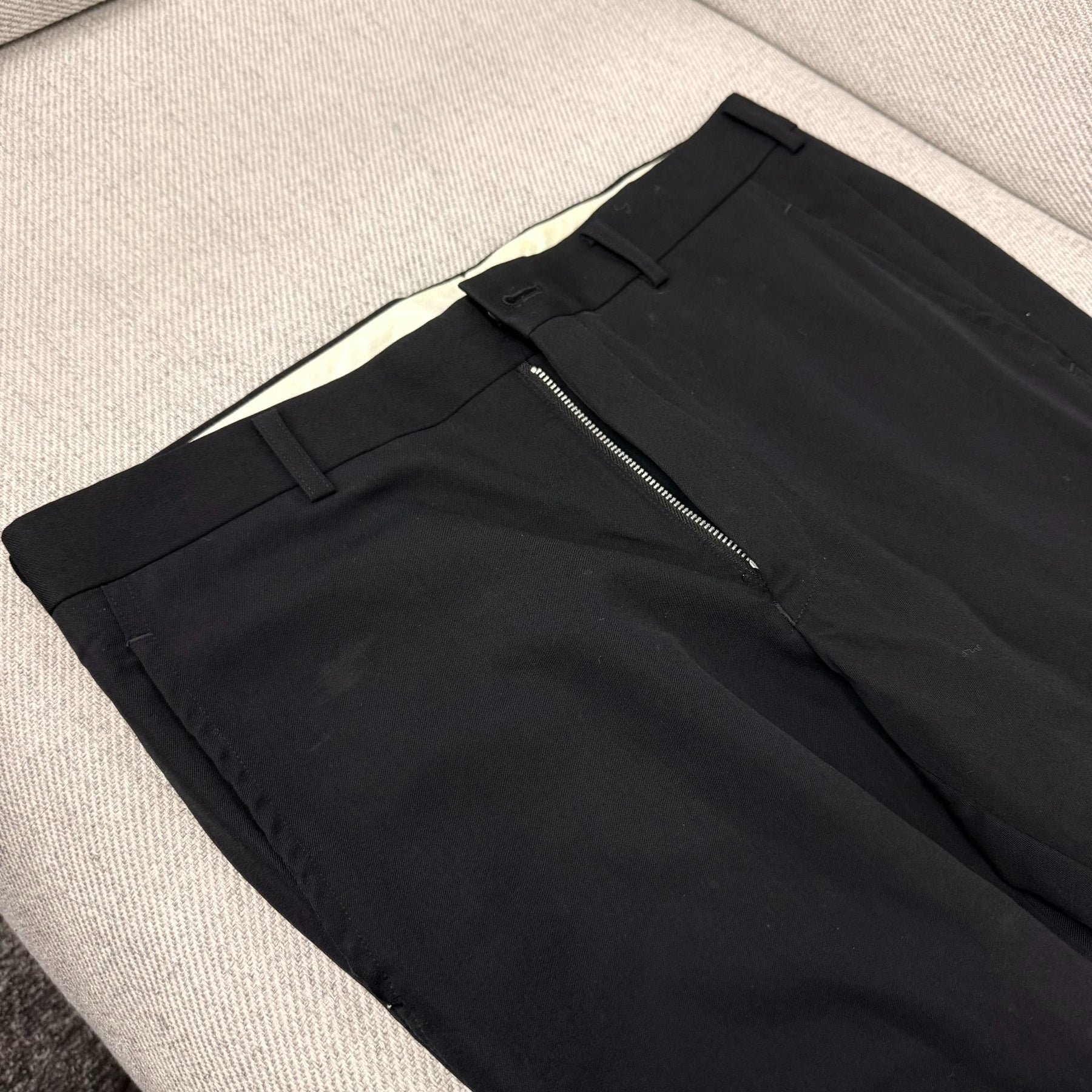 CDG Homme Plus Vintage Black Wool Trousers