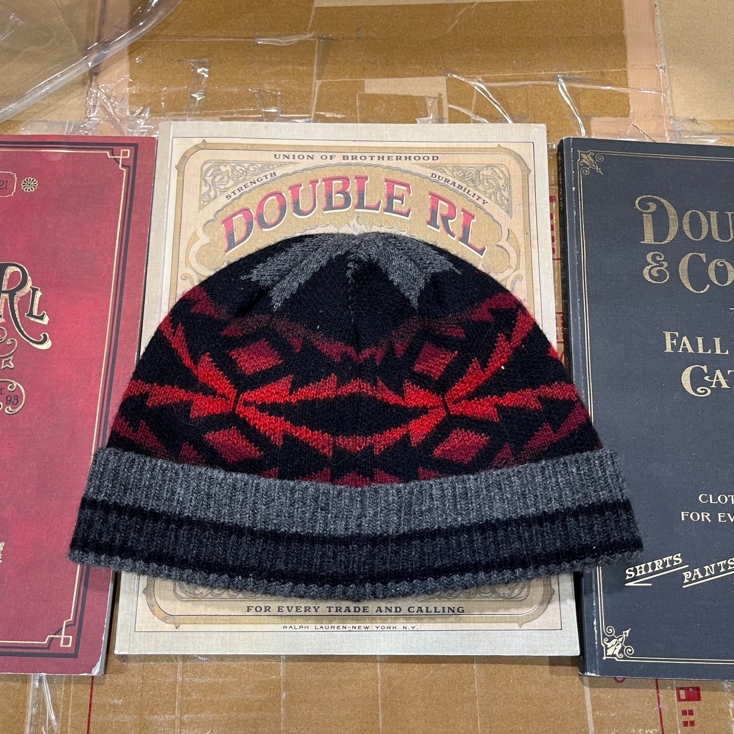 RRL Navajo Knit Wool Beanie