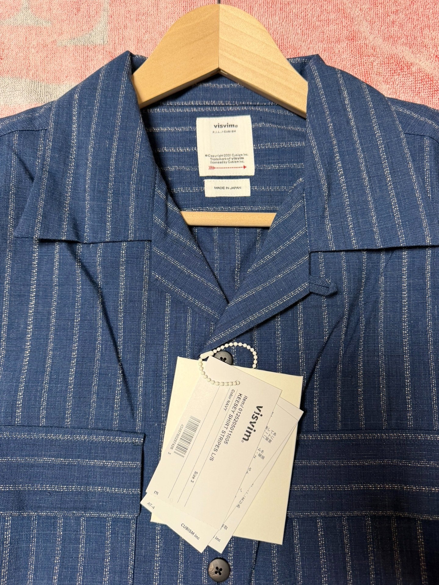 VISVIM 25AW KEESEY STRIPES SHIRT