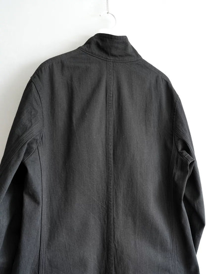 Yohji Yamamoto Black Long Coat 23AW