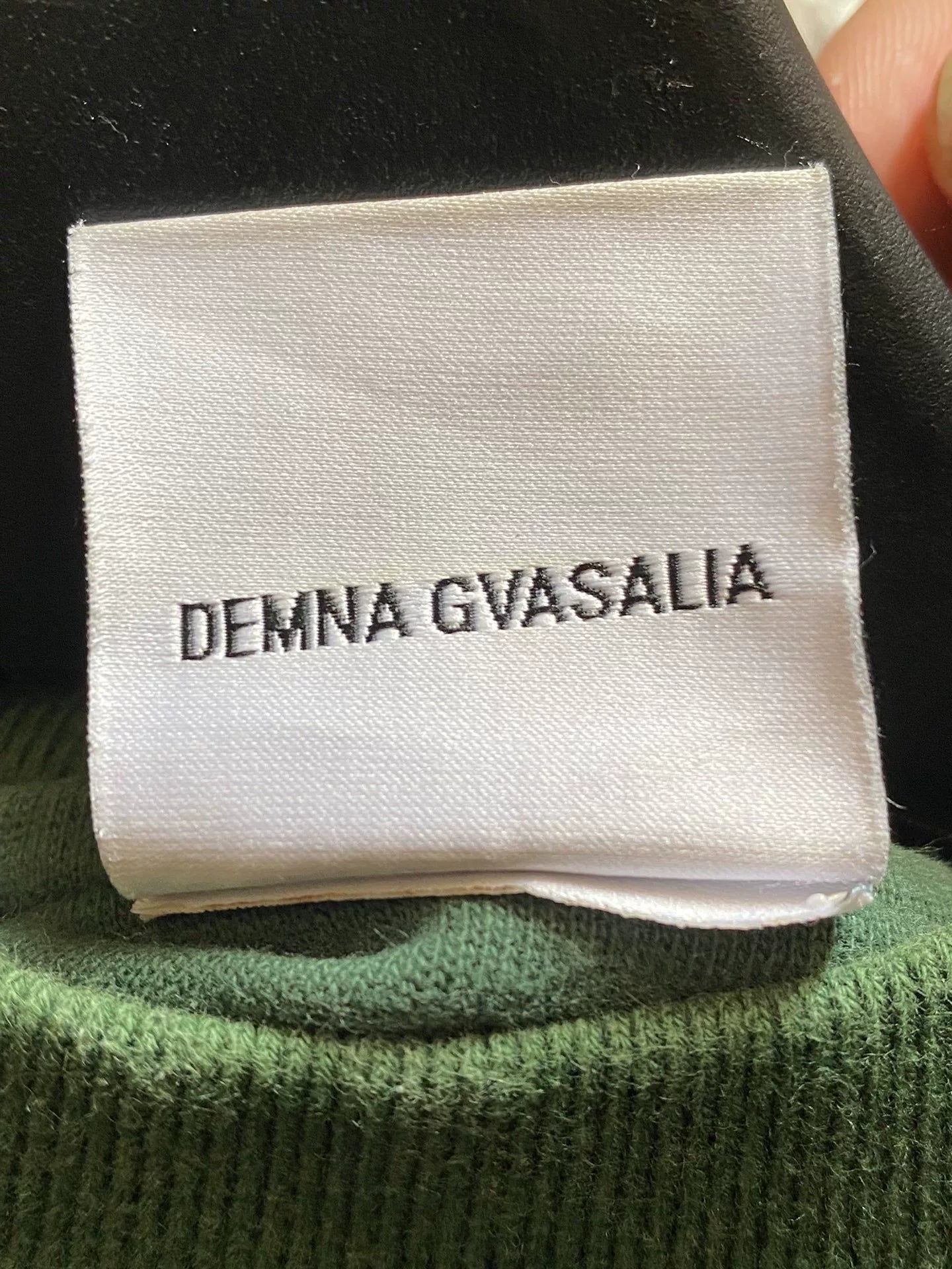 vetements long sleeve logo sweatshirt