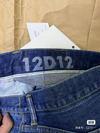 VISVIM Blue Distressed Denim Jeans W34L30