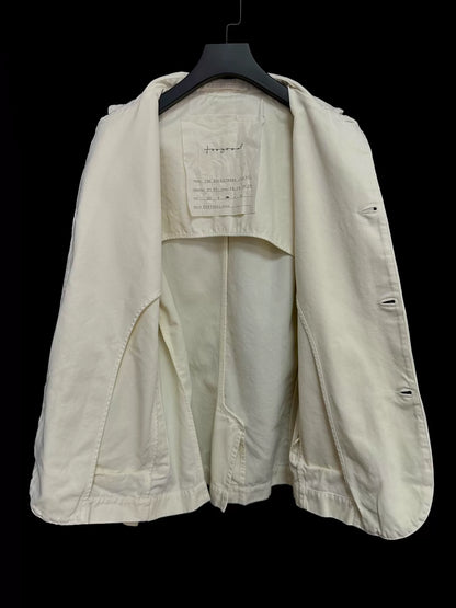 toogood bookbinder jacket in cream color