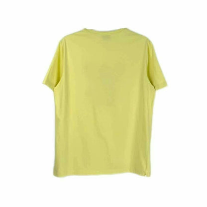 hermes yellow robot logo short sleeve t-shirt