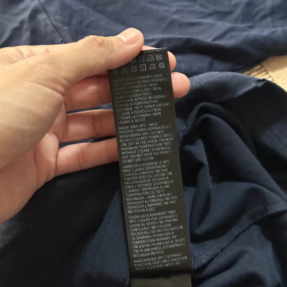 Balenciaga Distressed Blue Short Sleeve Tee