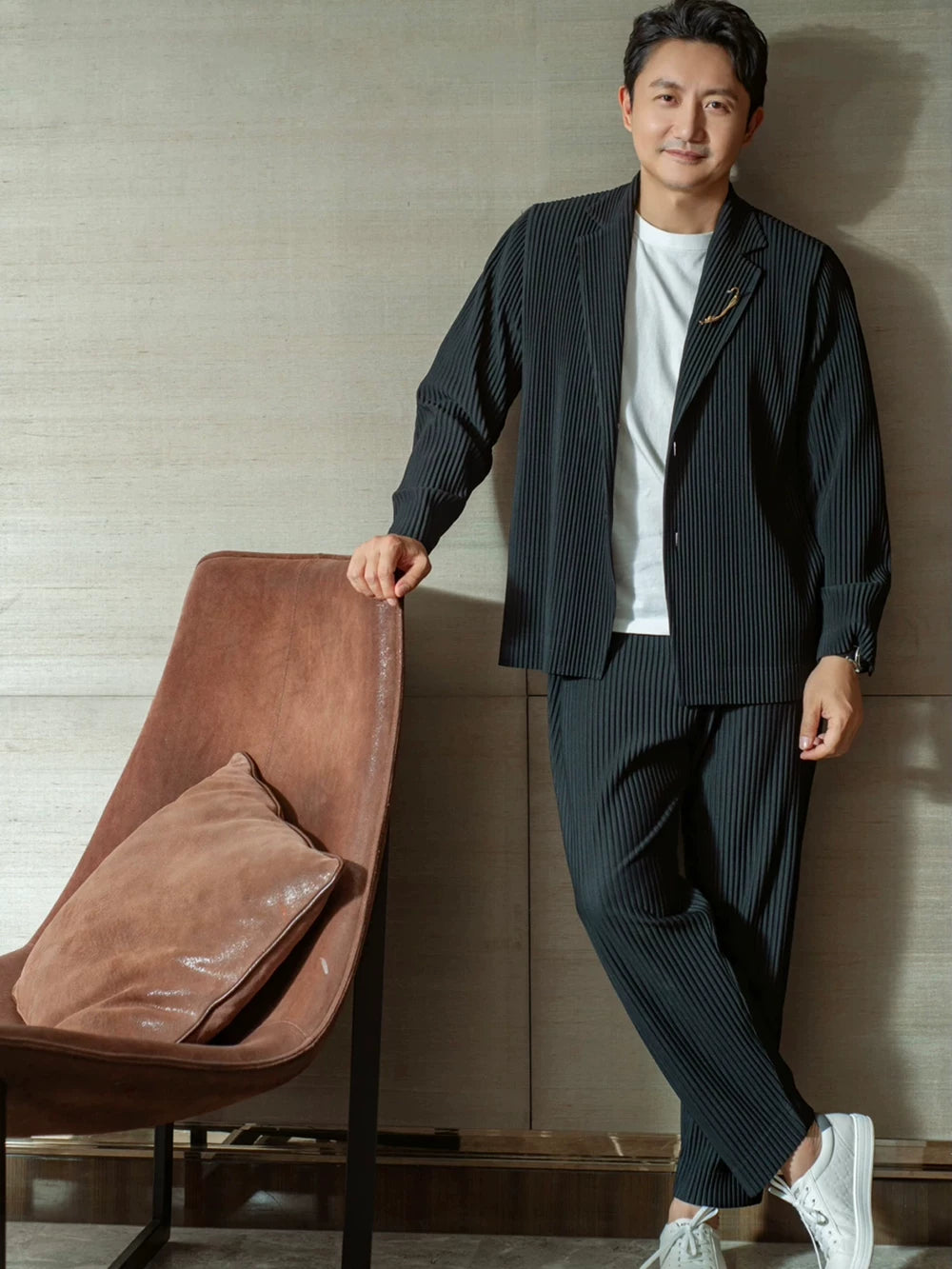 Issey Miyake Pleated Trousers for Men