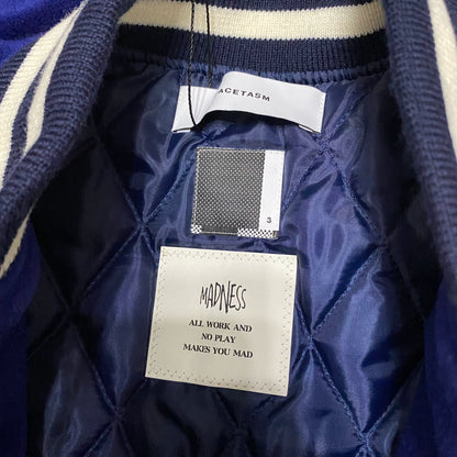 MADNESS FACETASM Wool Baseball Jacket