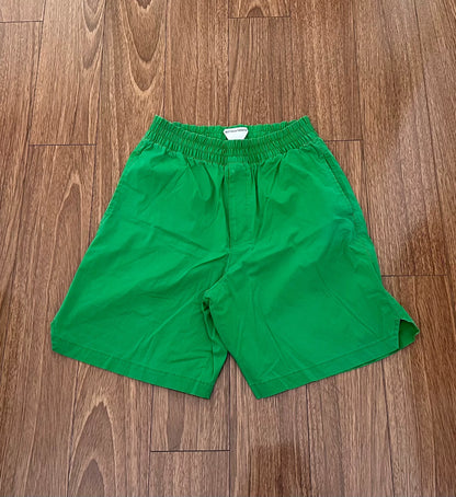 Bottega Veneta Green Wide-Leg Shorts