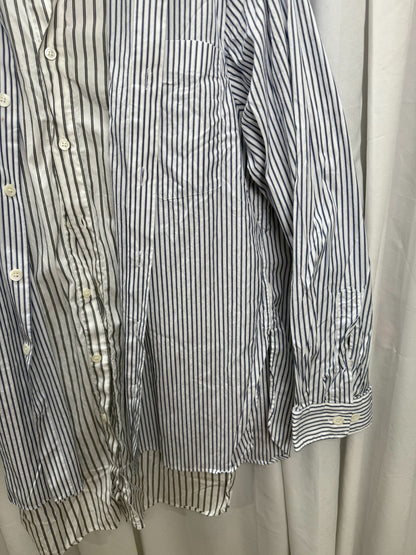 Dries Van Noten Double-Layer Striped Loose Shirt