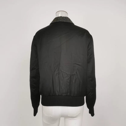 Saint Laurent Black Studded Collar Jacket
