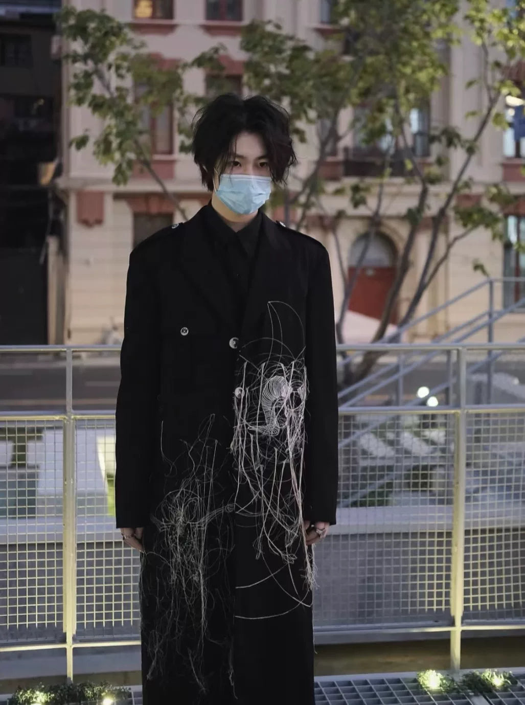 Yohji Yamamoto 19AW Sheep Pattern Coat