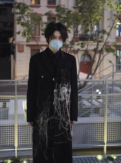 Yohji Yamamoto 19AW Sheep Pattern Coat