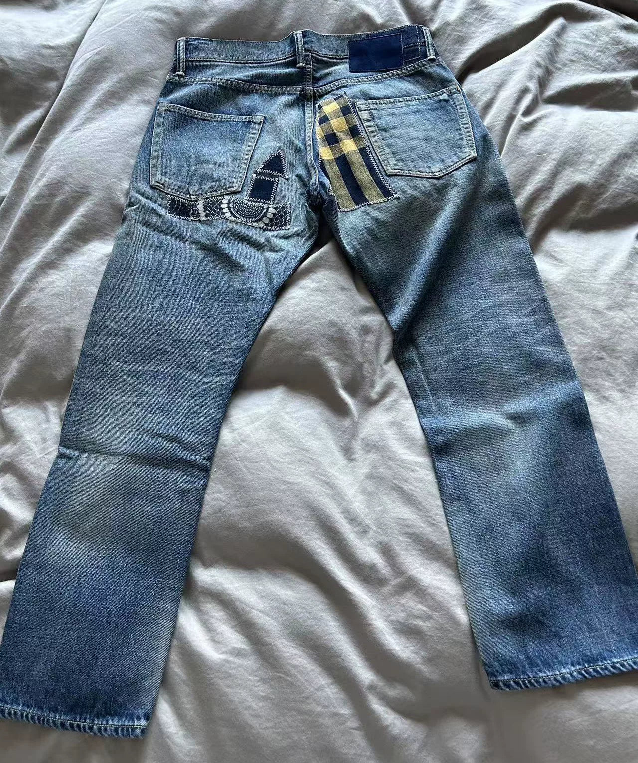 visvim Damaged 7 10 Cut Jeans