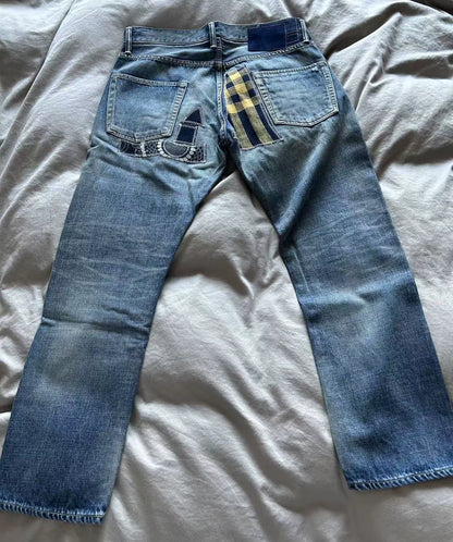 visvim Damaged 7 10 Cut Jeans
