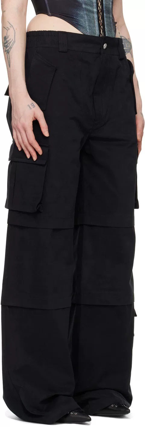 misbhv cargo wide-leg pants size XL