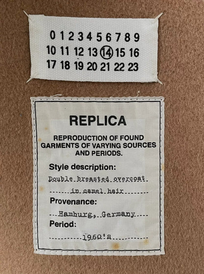 Maison Martin Margiela Camel Hair Coat