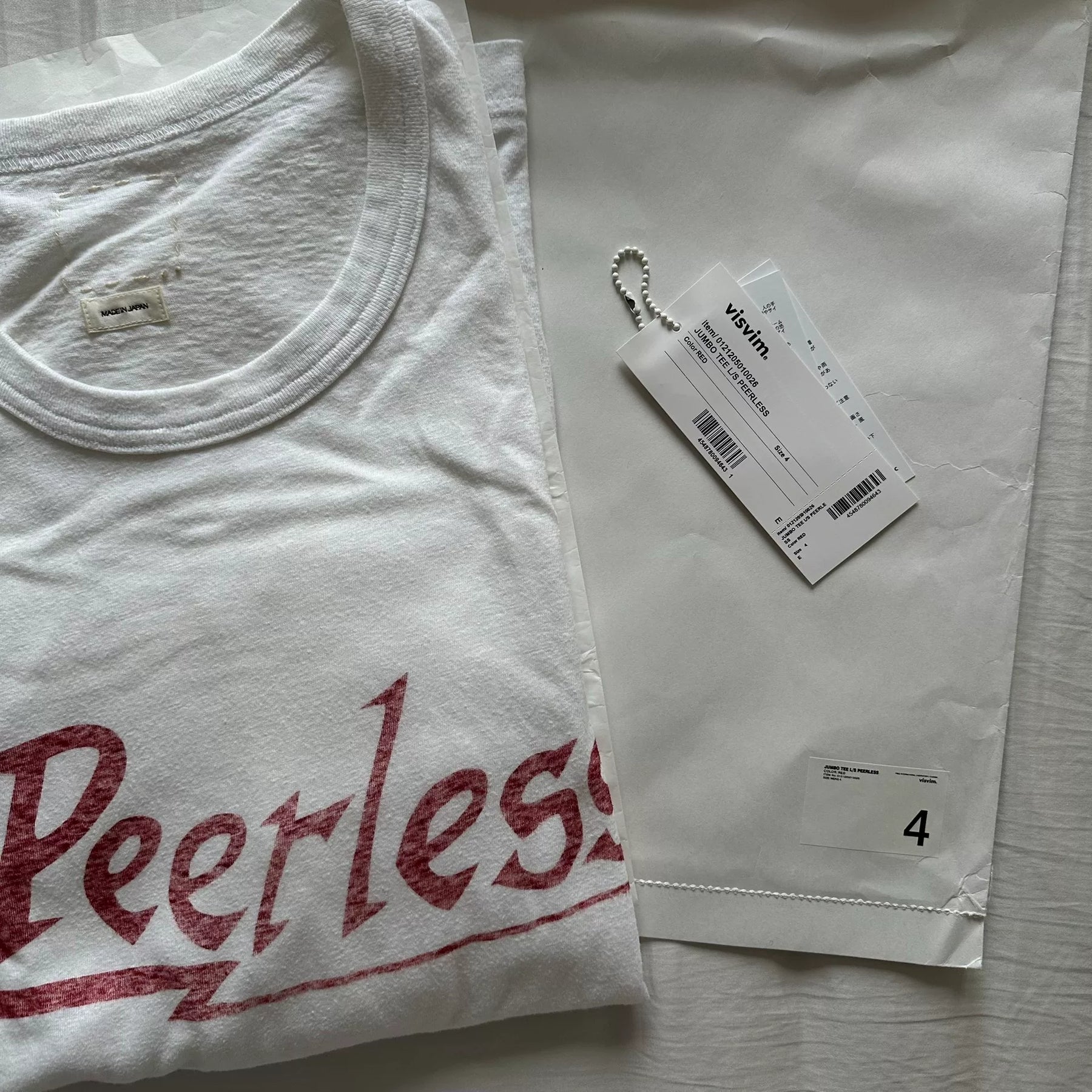VISVIM JUMBO TEE PEERLESS