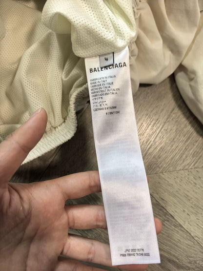 balenciaga sportyb shoulder padded jacket