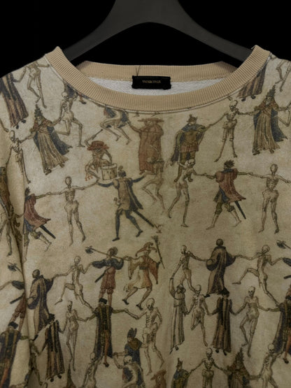 skeleton dance sweatshirt from undercover 2017