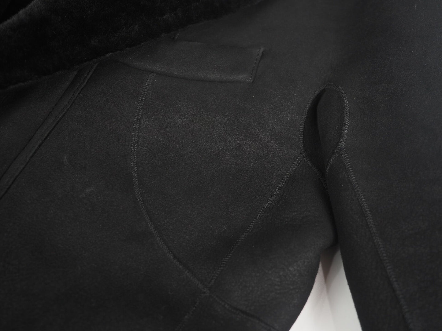 andrew mackenzie shearling cabin coat