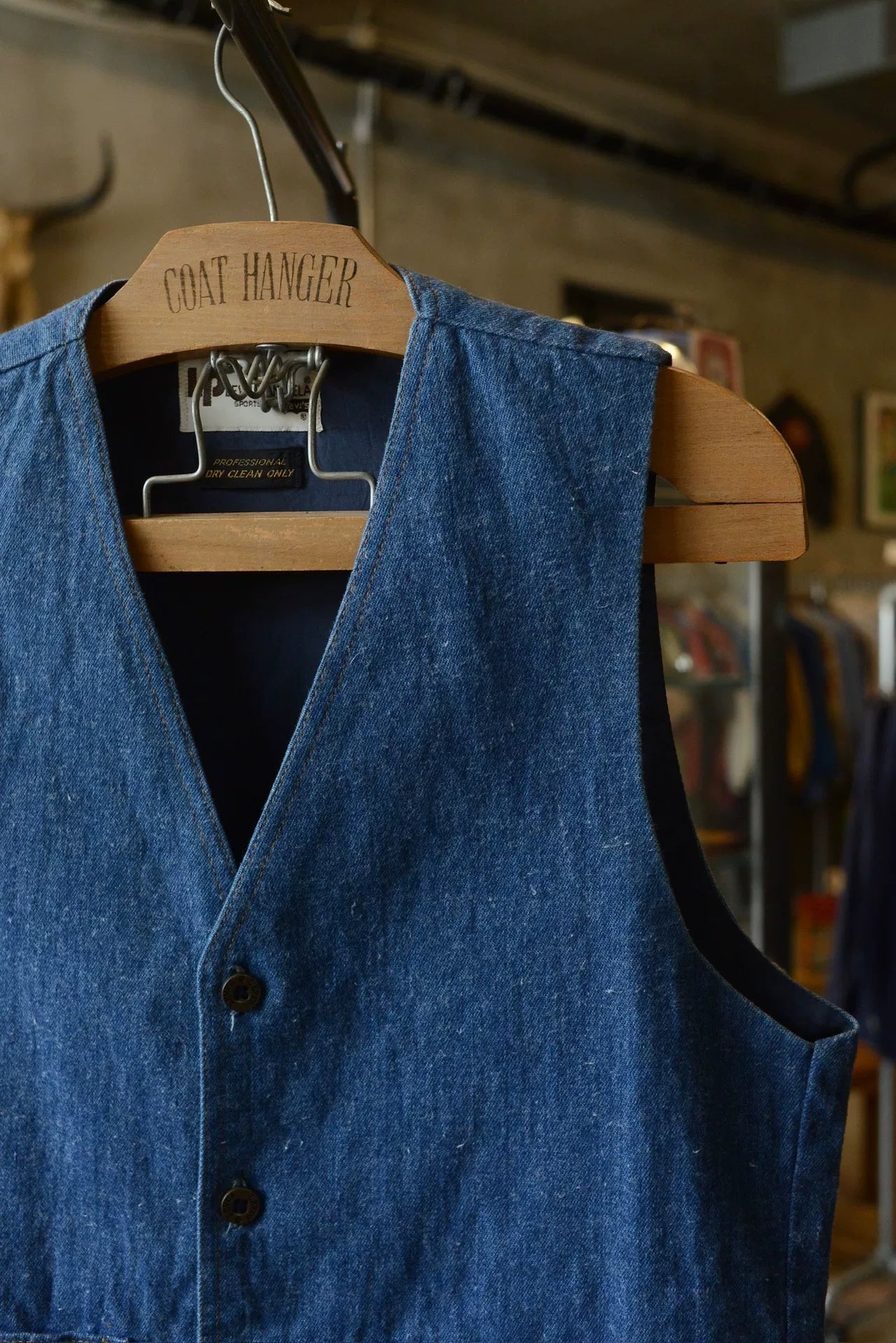 1970s Levis Panatela Denim Vest