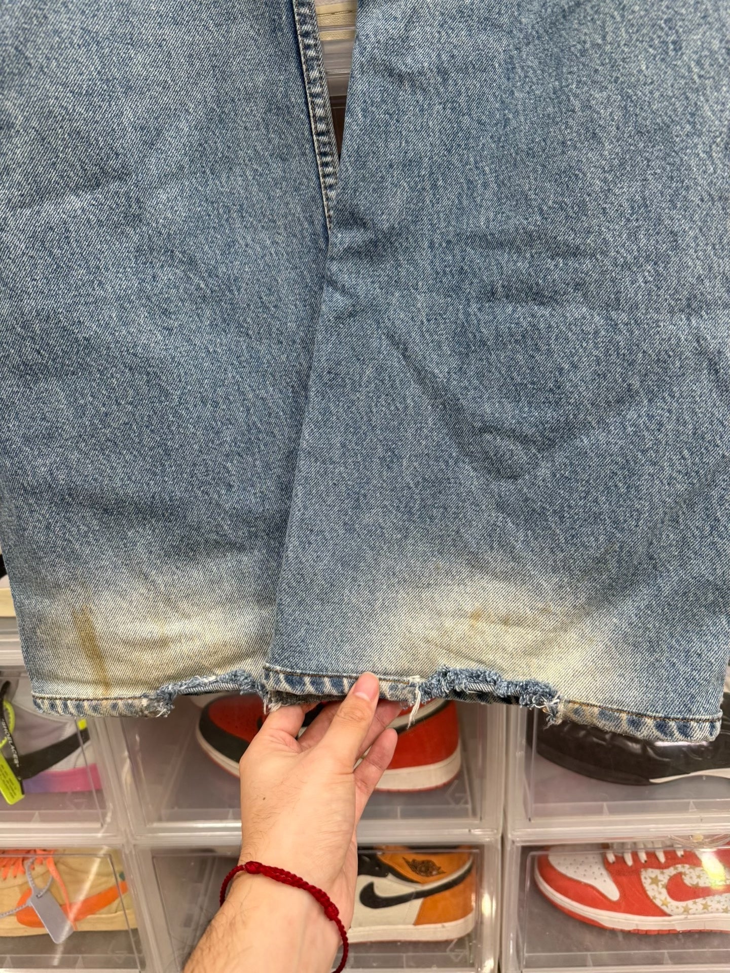 Enfants Riches Deprimes Distressed Mud-Dyed Jeans