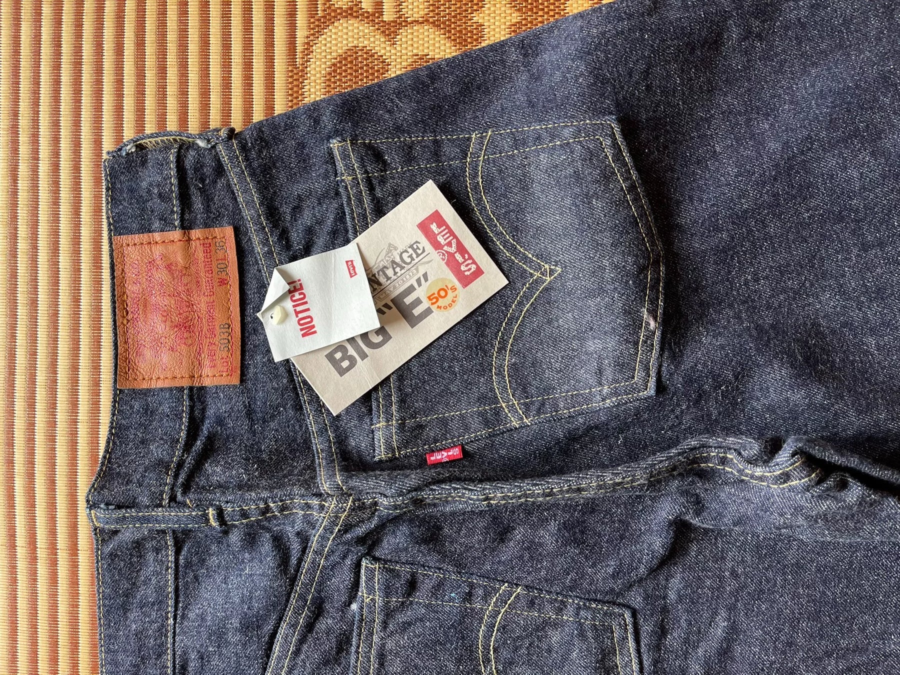 Levi's LVC 503B 50s Denim Jeans