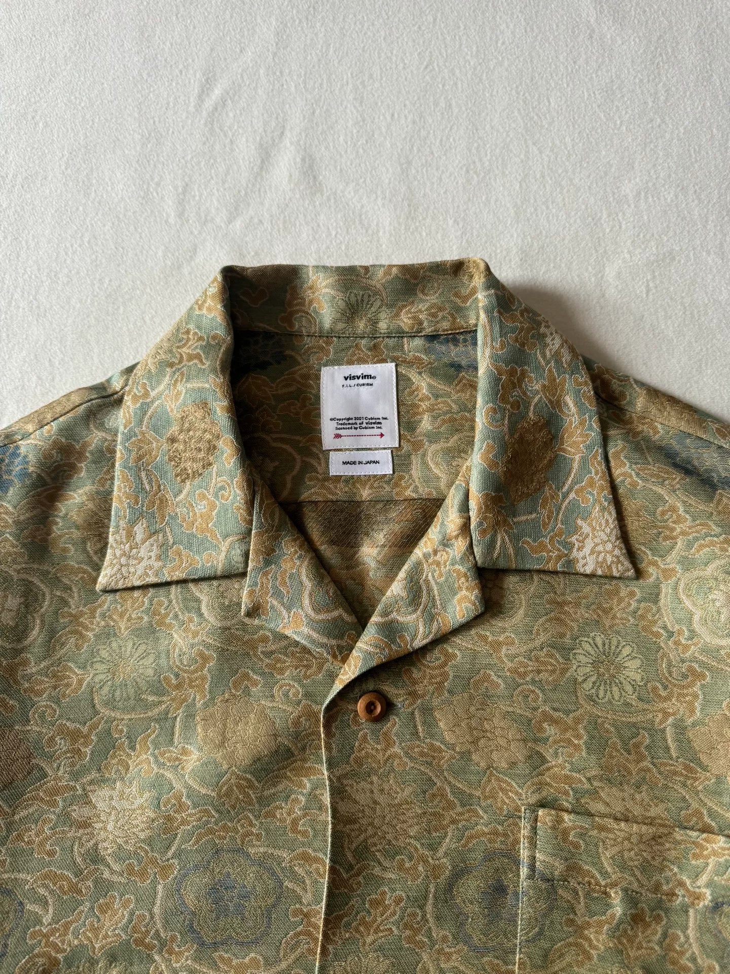 VISVIM 23AW Copa Jacquard Silk Shirt