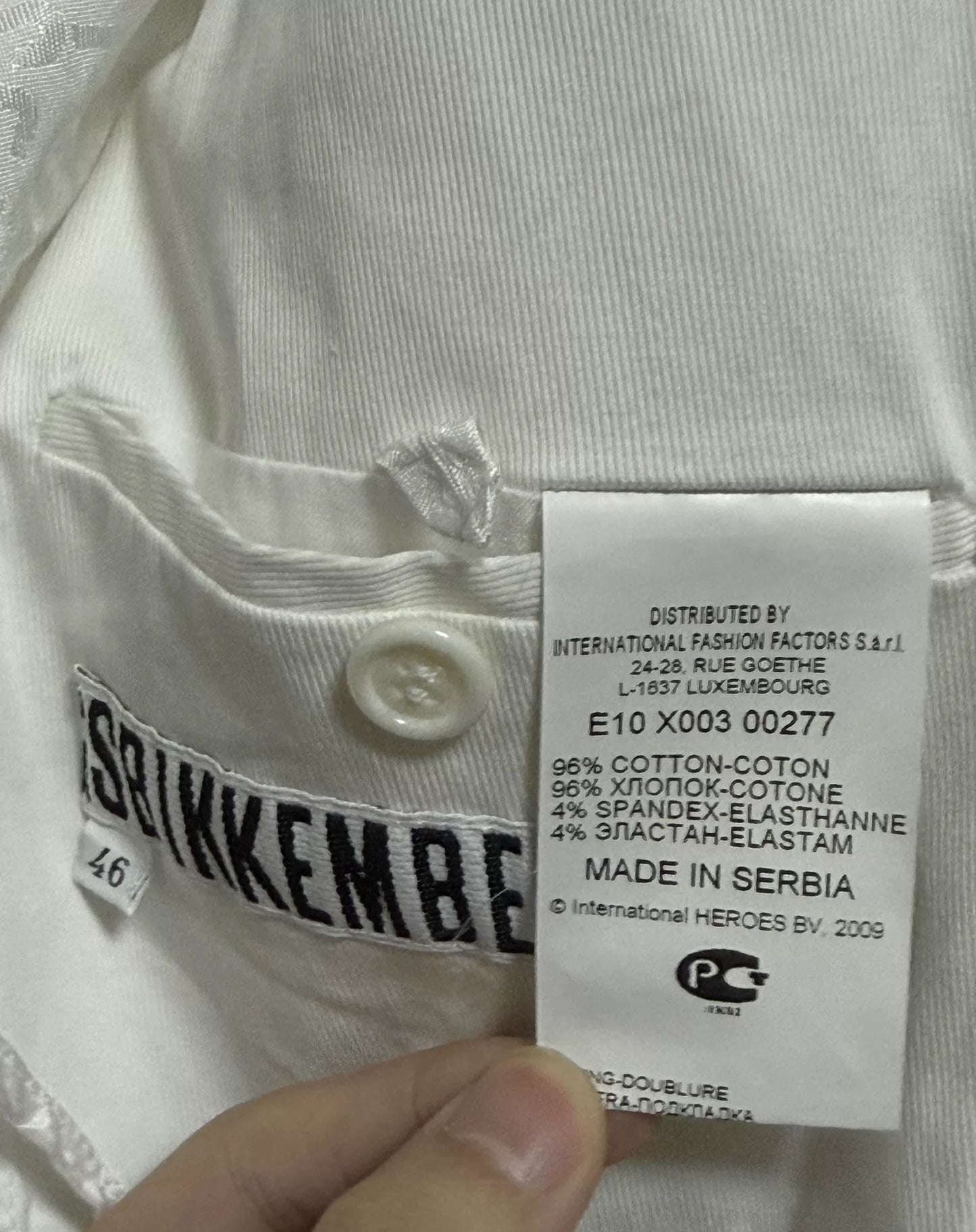 dirk bikkembergs 00s hunter style jacket