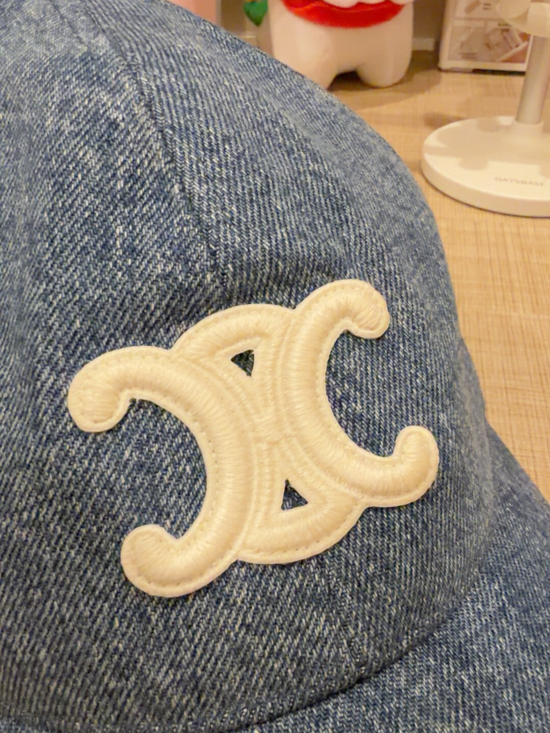 Celine Denim Duckbill Cap Size M