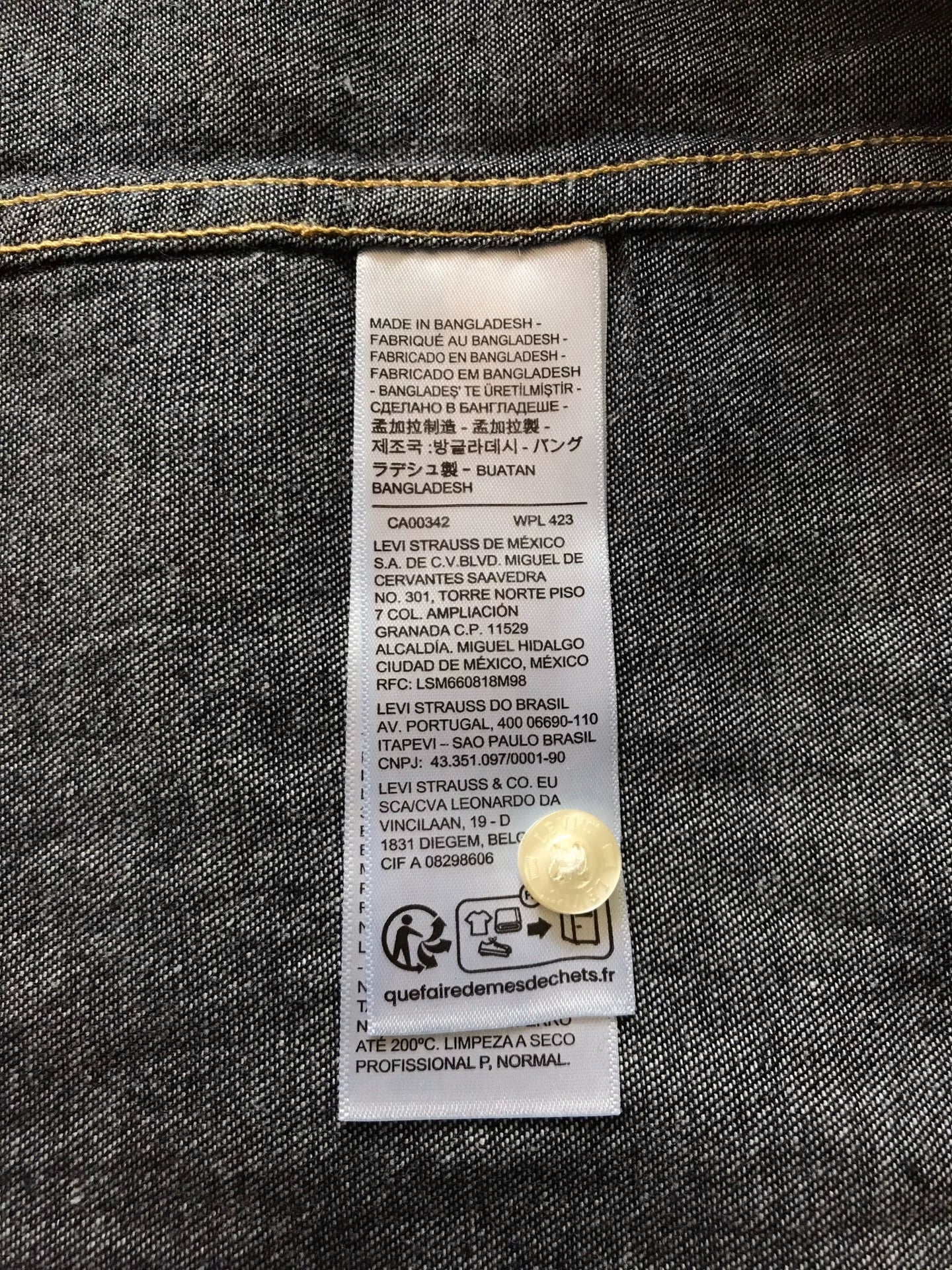 Levi's 85745-0002 Washed Denim Shirt
