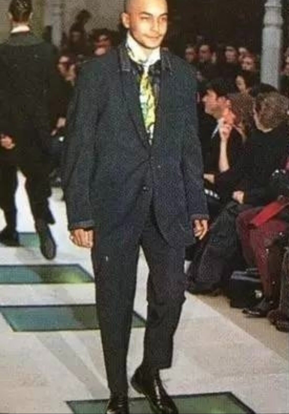 Yohji Yamamoto Silk Embroidered Suit