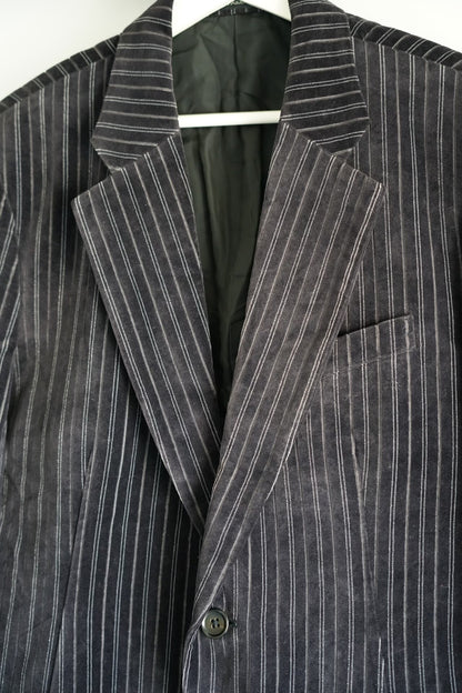 Yohji Yamamoto Velvet Stripe Suit