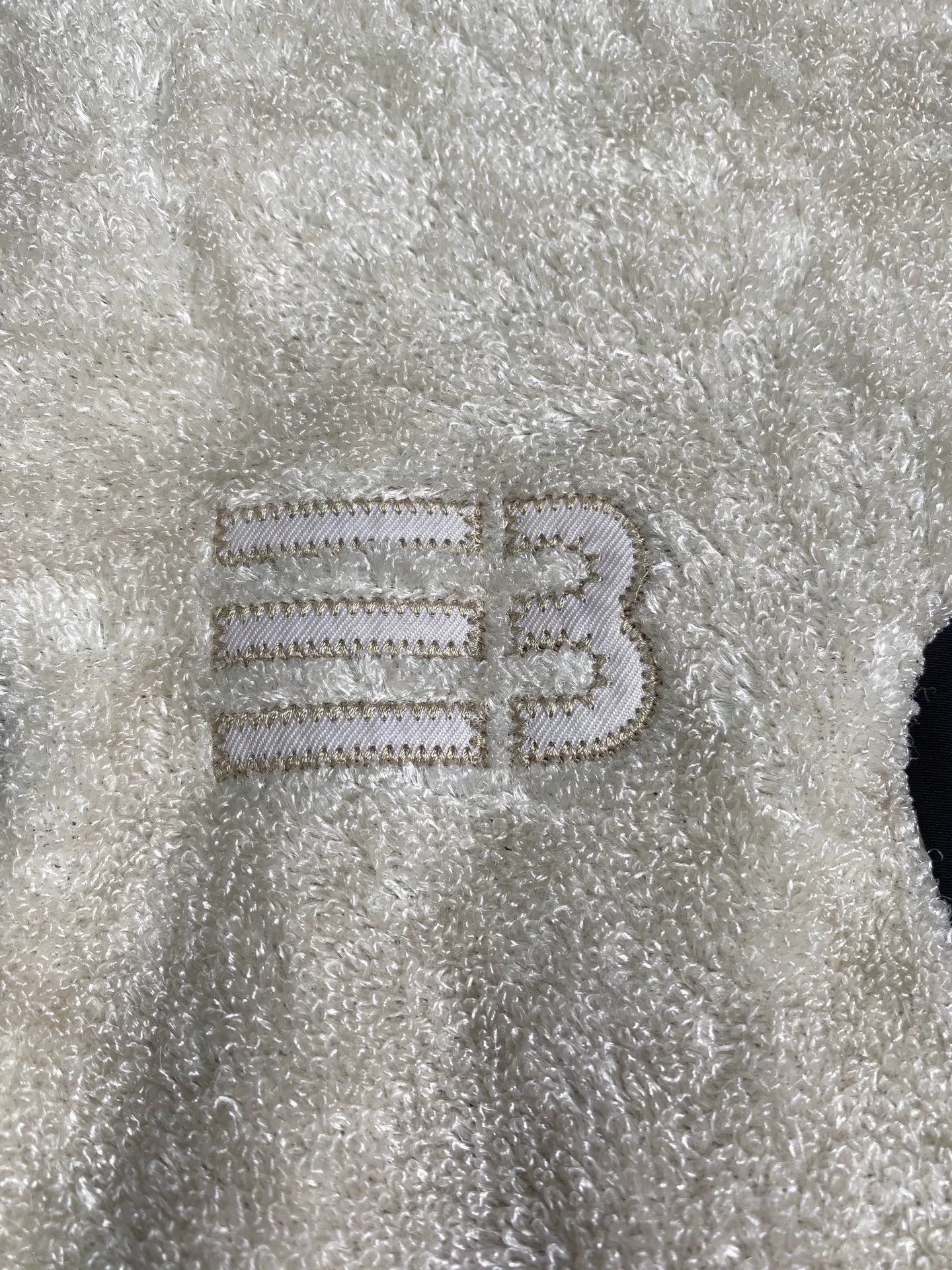 black and white fleece jacket with color blocking