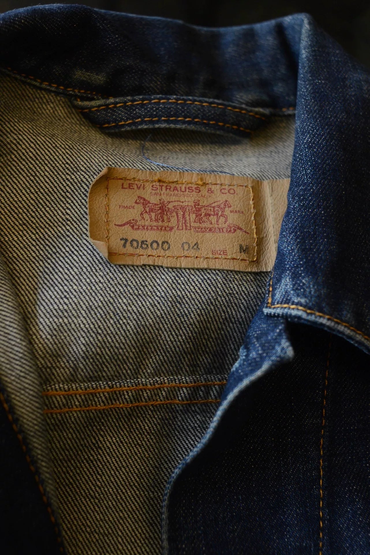 1990s Levis Type3 Denim Jacket Italy M