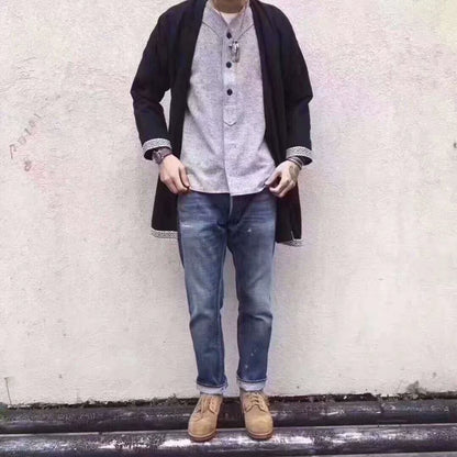 VISVIM SOCIAL SCULPTURE DAMAGED-12 Washed Jeans