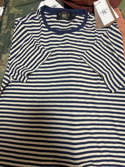 RRL Double RL Striped Tee