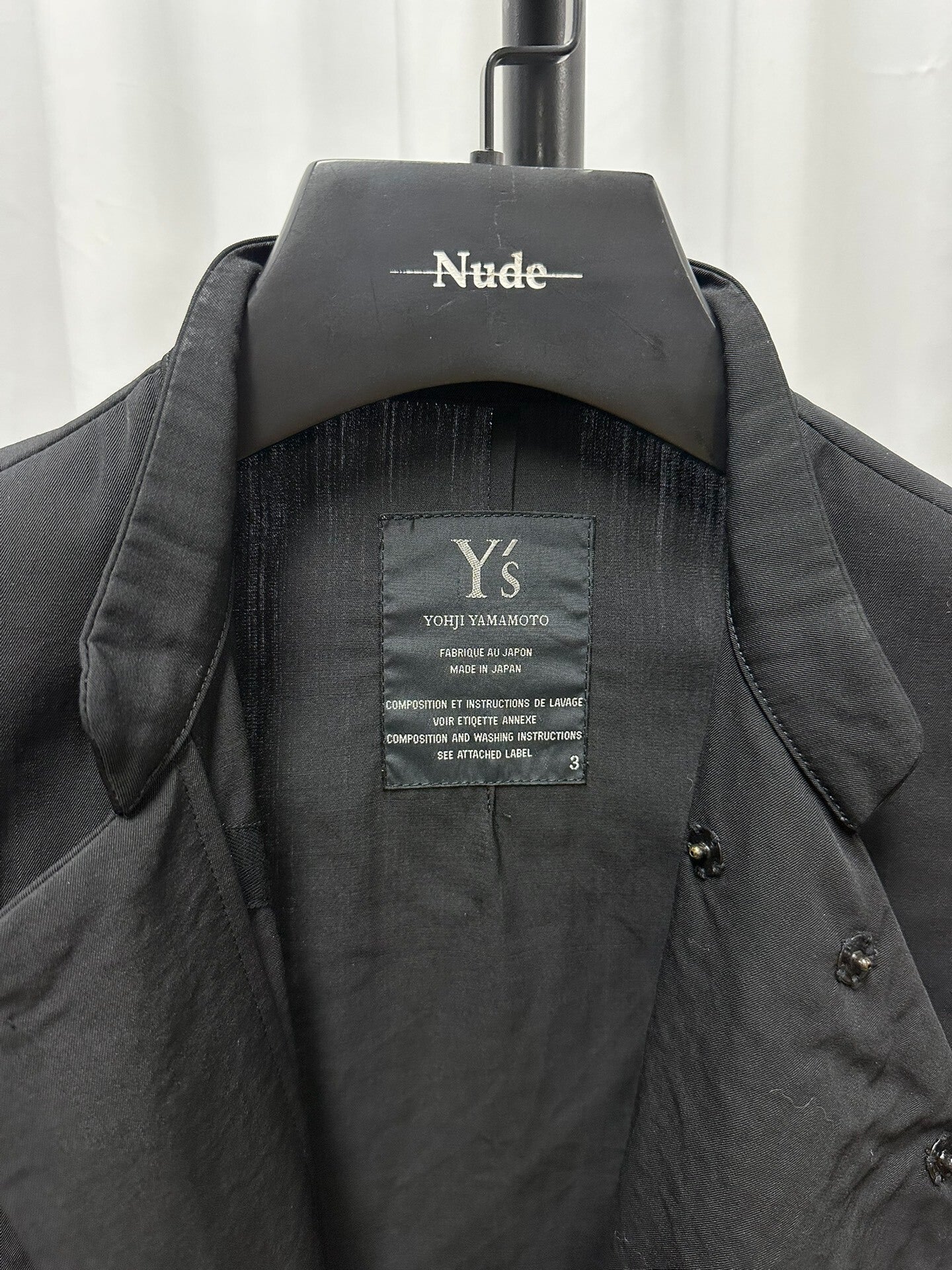 Yohji Yamamoto Y's Jacket