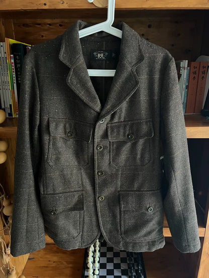 double rl wool vintage hunting jacket