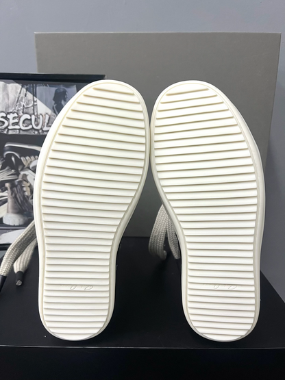 Rick Owens 24FW High-Top Leather Sneakers