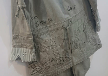 Greg Lauren Nomad Military Canvas Coat