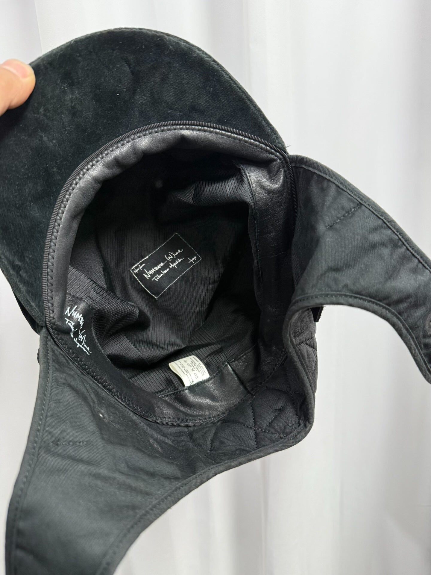 black military velvet painter cap